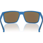 Stripe AN4251, Matte Navy on Light Blue/Dark Grey Water Mirror Polarised Lenses