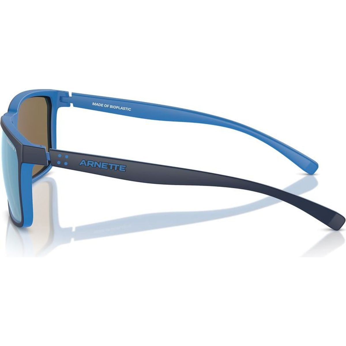 Stripe AN4251, Matte Navy on Light Blue/Dark Grey Water Mirror Polarised Lenses