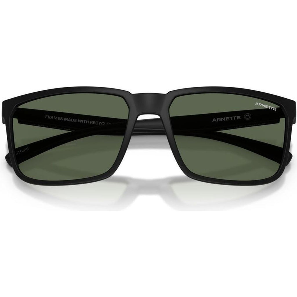 Stripe AN4251, Recycled Matte Black/Dark Green Lenses