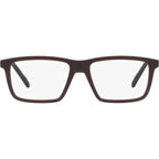 Eyeke AN7197, Matte Transparent Red/Clear Lenses