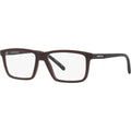Eyeke AN7197, Matte Transparent Red/Clear Lenses