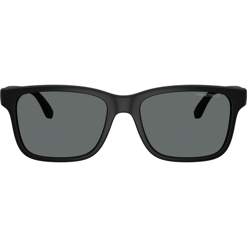 Arnette AN4378 Matte Recycled Black Dark Grey Polarised Front