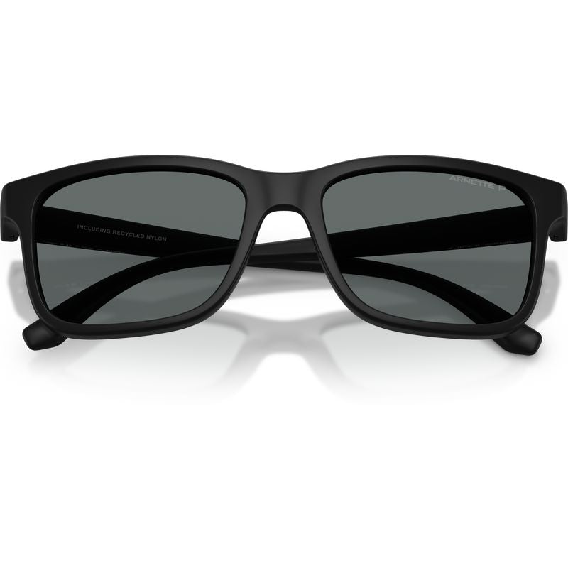 Arnette AN4378 Matte Recycled Black Dark Grey Polarised Front2