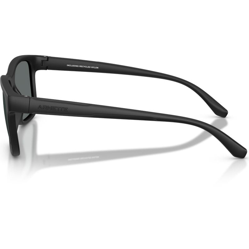 Arnette AN4378 Matte Recycled Black Dark Grey Polarised Side
