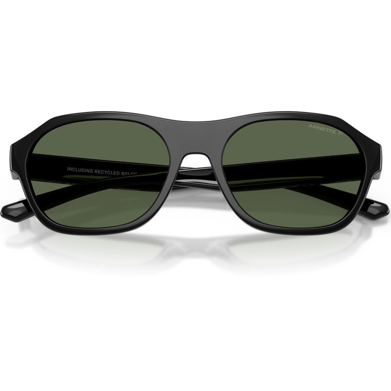 Arnette AN4380 Recycled Black Dark Green Polarised Front2