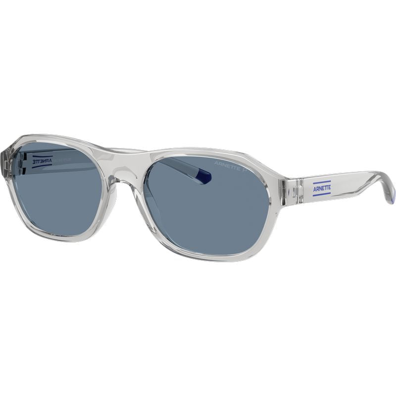 Arnette AN4380 Transparent Grey Dark Blue Polarised Angle