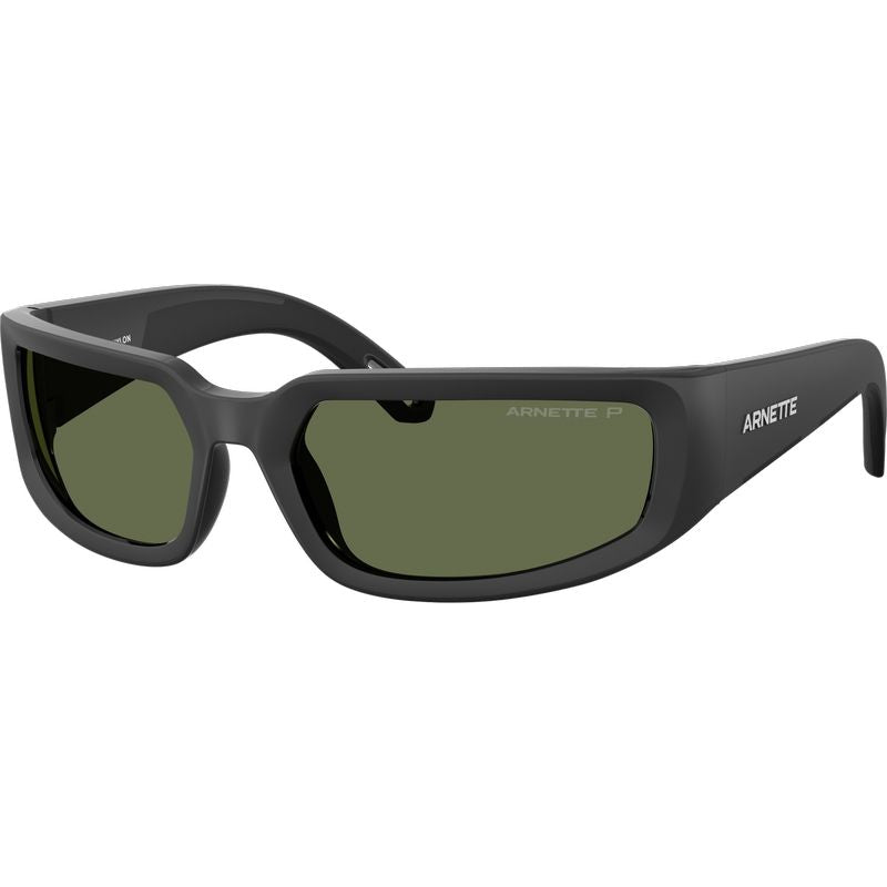 Arnette AN4382 Matte Black Green Polarised Angle