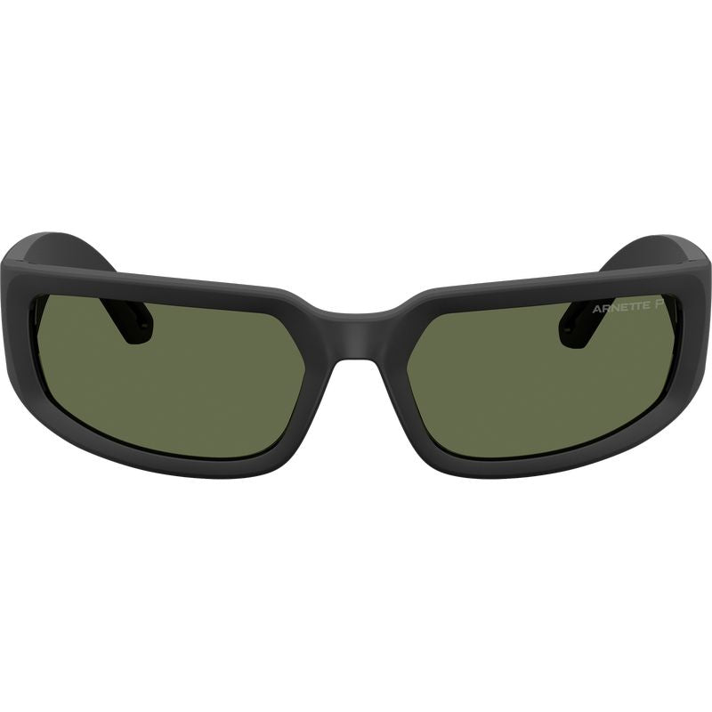 Arnette AN4382 Matte Black Green Polarised Front