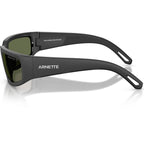 Arnette AN4382 Matte Black Green Polarised Side