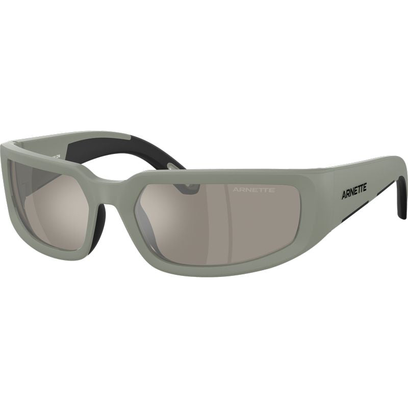 Arnette AN4382 Matte Salvia Green Silver Mirror Angle