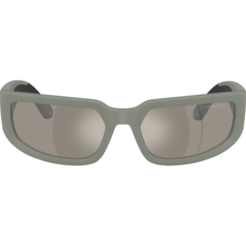 Arnette AN4382 Matte Salvia Green Silver Mirror Front