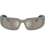 Arnette AN4382 Matte Salvia Green Silver Mirror Front