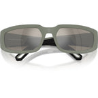 Arnette AN4382 Matte Salvia Green Silver Mirror Front2