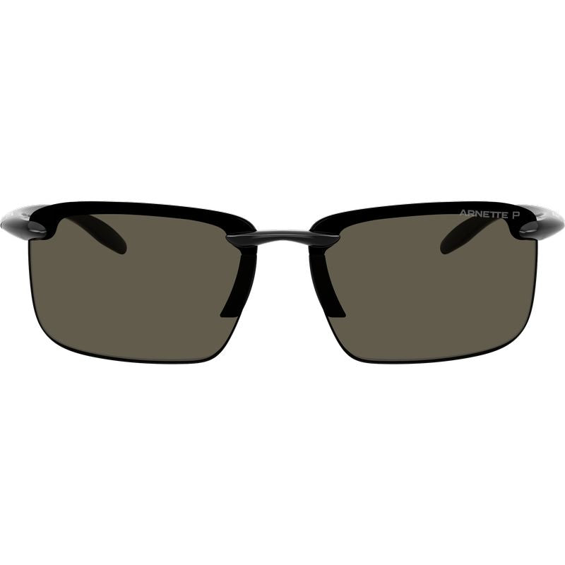 Arnette AN4383 Recycled Black Dark Grey Polarised Front