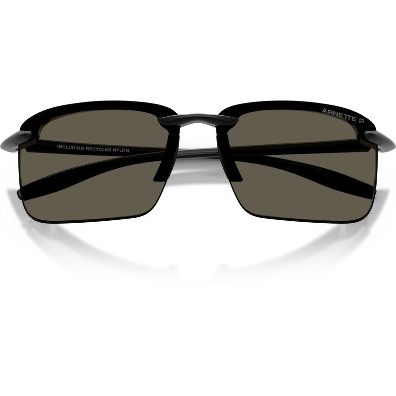 Arnette AN4383 Recycled Black Dark Grey Polarised Front2