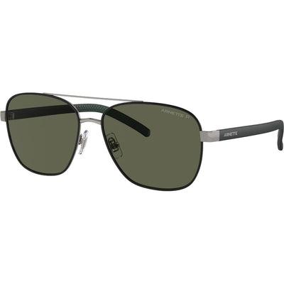 Arnette Walvis AN3087 Gunmetal Black Green Polarised Angle