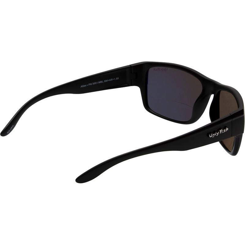 Atlas, Matte Black/Bifocal +2.5 Smoke Polarised Lenses