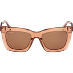 BY0068, Shiny Light Brown/Brown Lenses
