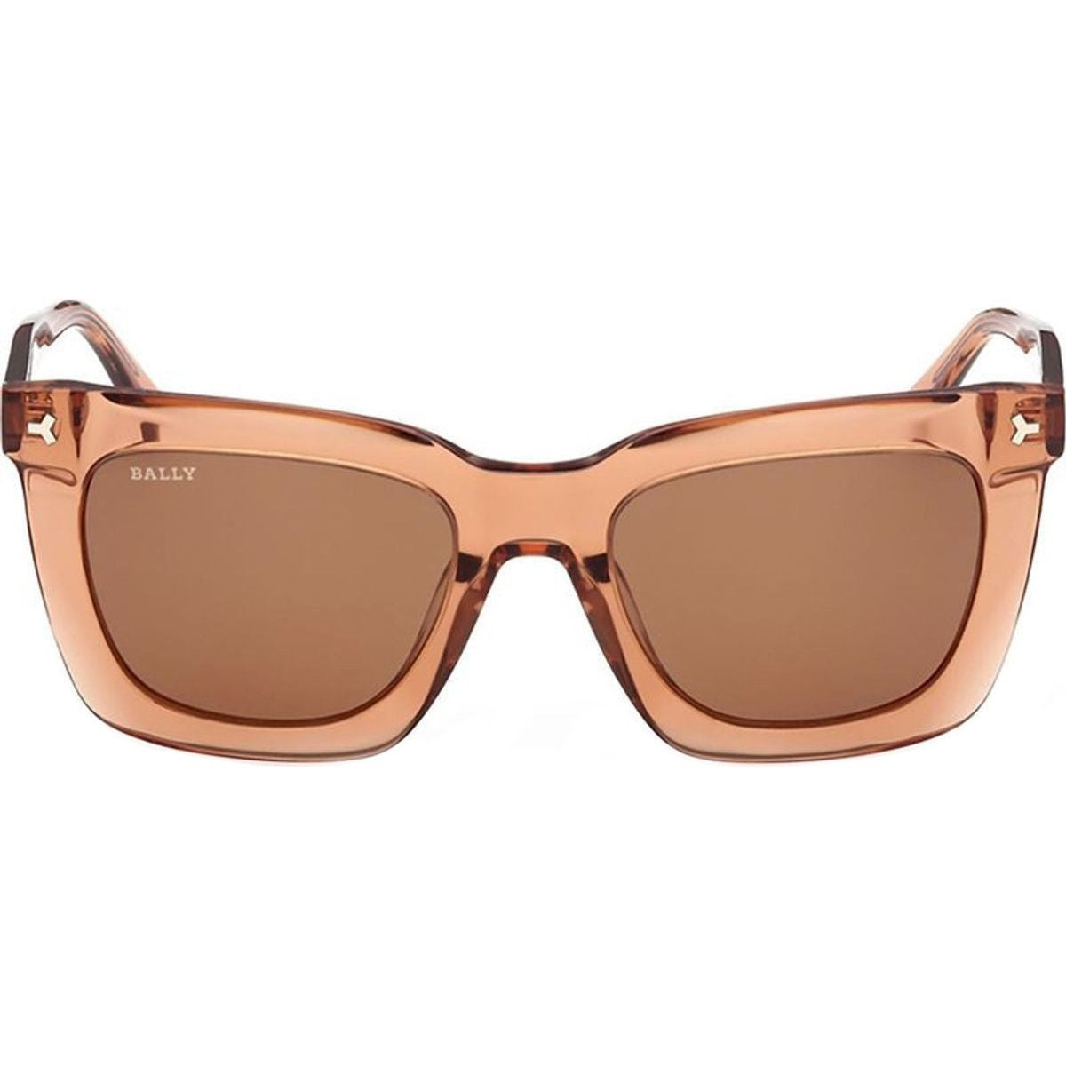 BY0068, Shiny Light Brown/Brown Lenses