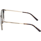 BY0079D, Dark Havana/Green Lenses