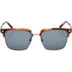 BY0090D, Dark Brown/Blue Lenses