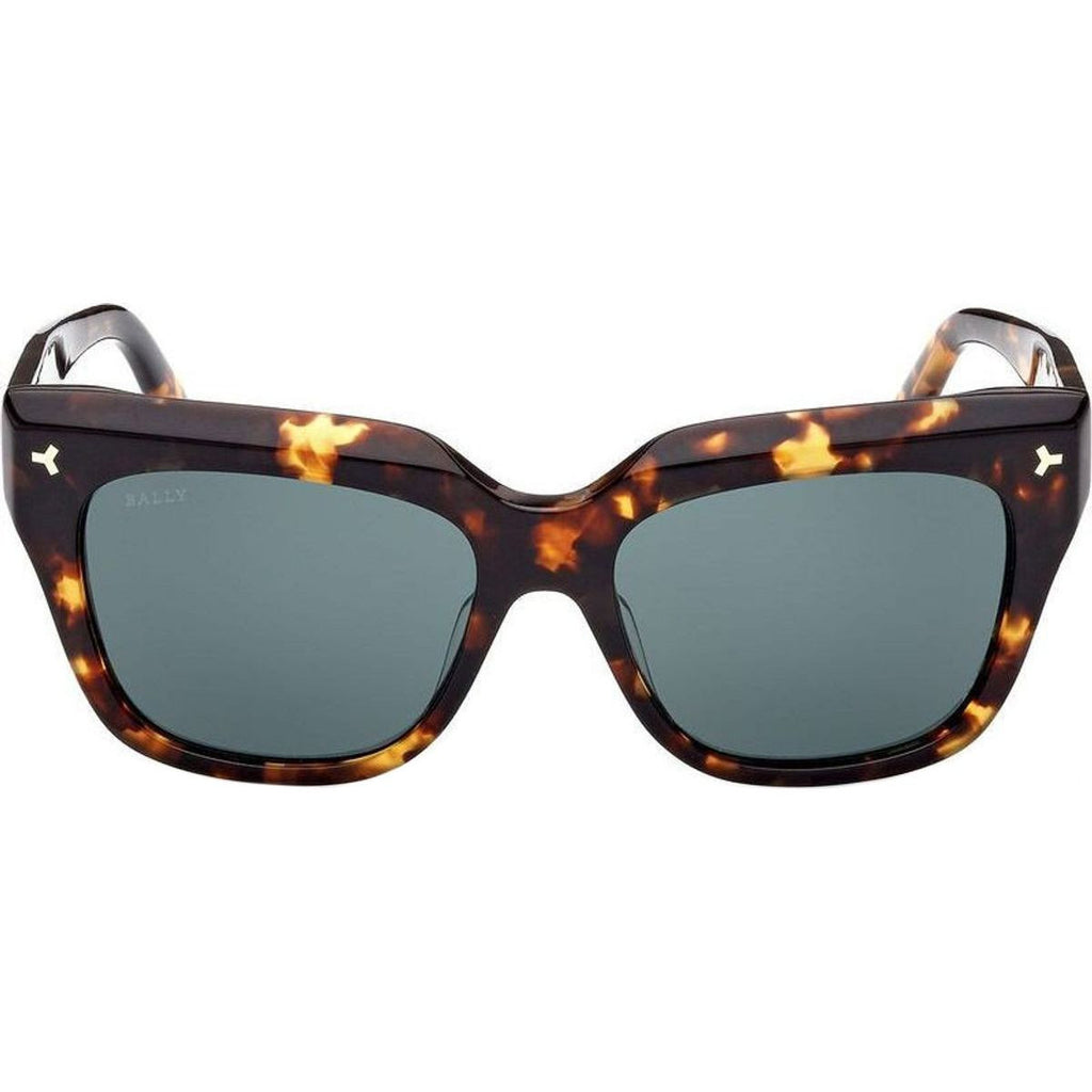 BY0096, Coloured Havana/Blue Lenses