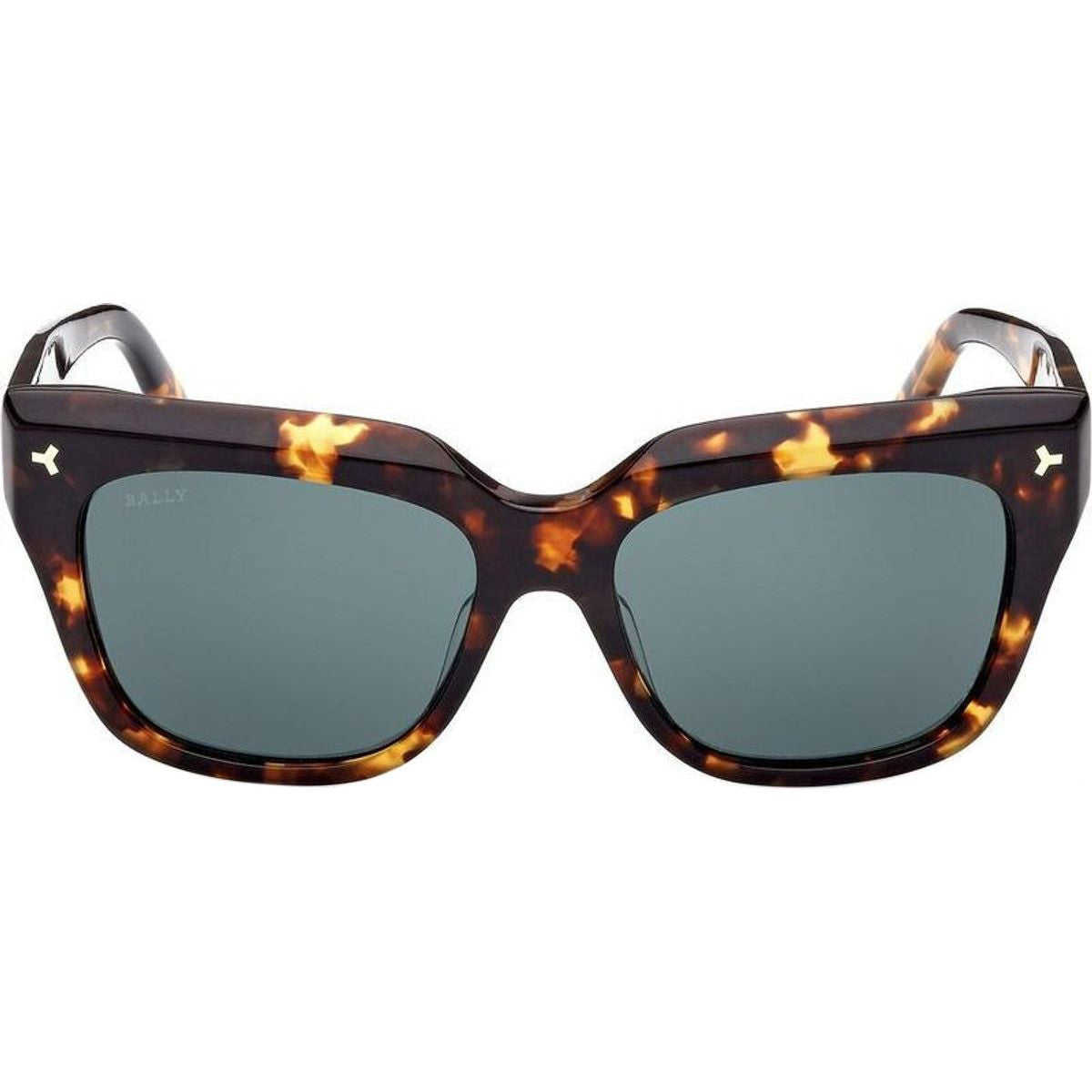 BY0096, Coloured Havana/Blue Lenses
