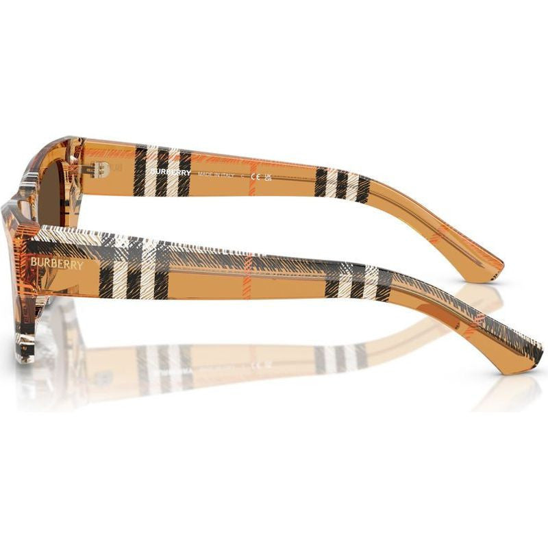BE4441U, Check Sand/Dark Brown Lenses