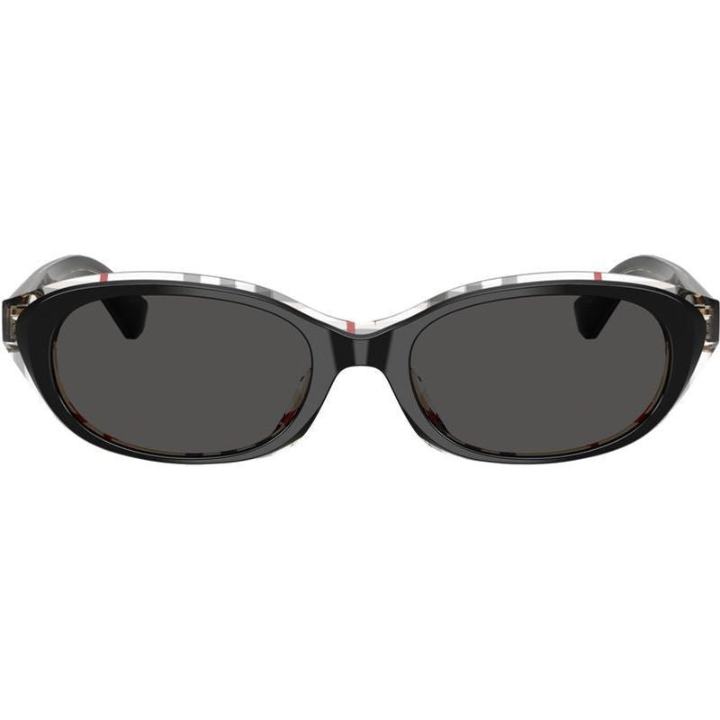 BE4447D, Top Black Vintage Check/Dark Grey Lenses