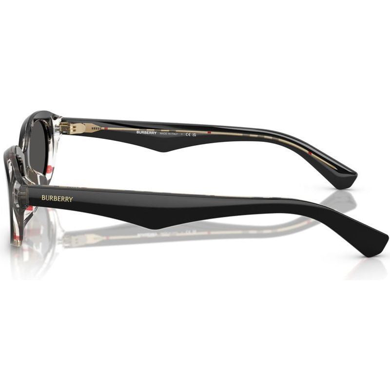 BE4447D, Top Black Vintage Check/Dark Grey Lenses