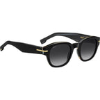 1717/S, Black Striped White/Grey Gradient Lenses