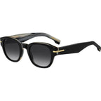 1717/S, Black Striped White/Grey Gradient Lenses