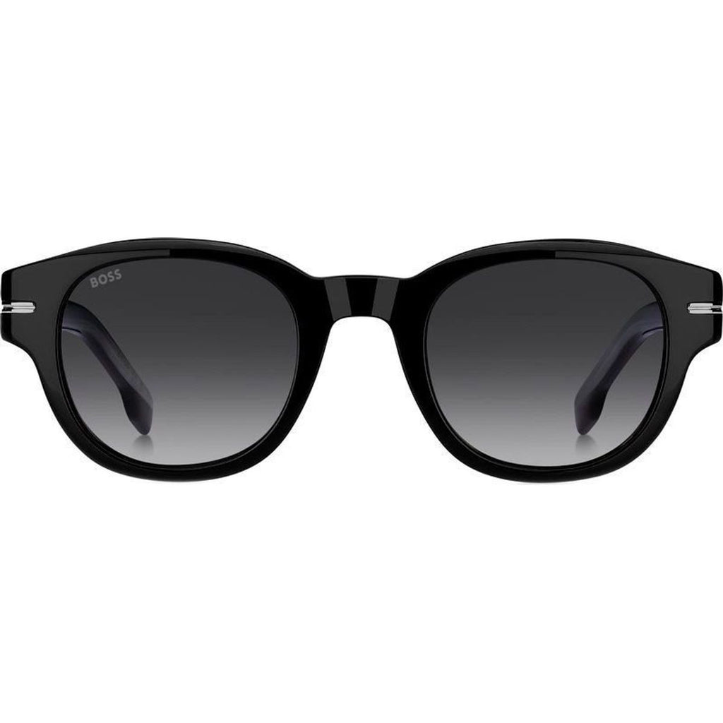 1717/S, Black Striped White/Grey Gradient Lenses