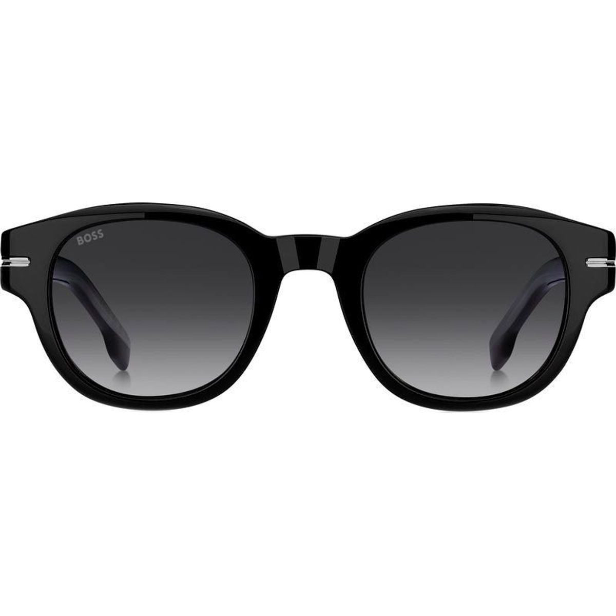 1717/S, Black Striped White/Grey Gradient Lenses