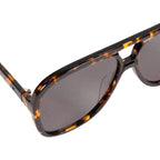 Bang, Dark Tortoise with Matte Black Metal Trim/Black Lenses