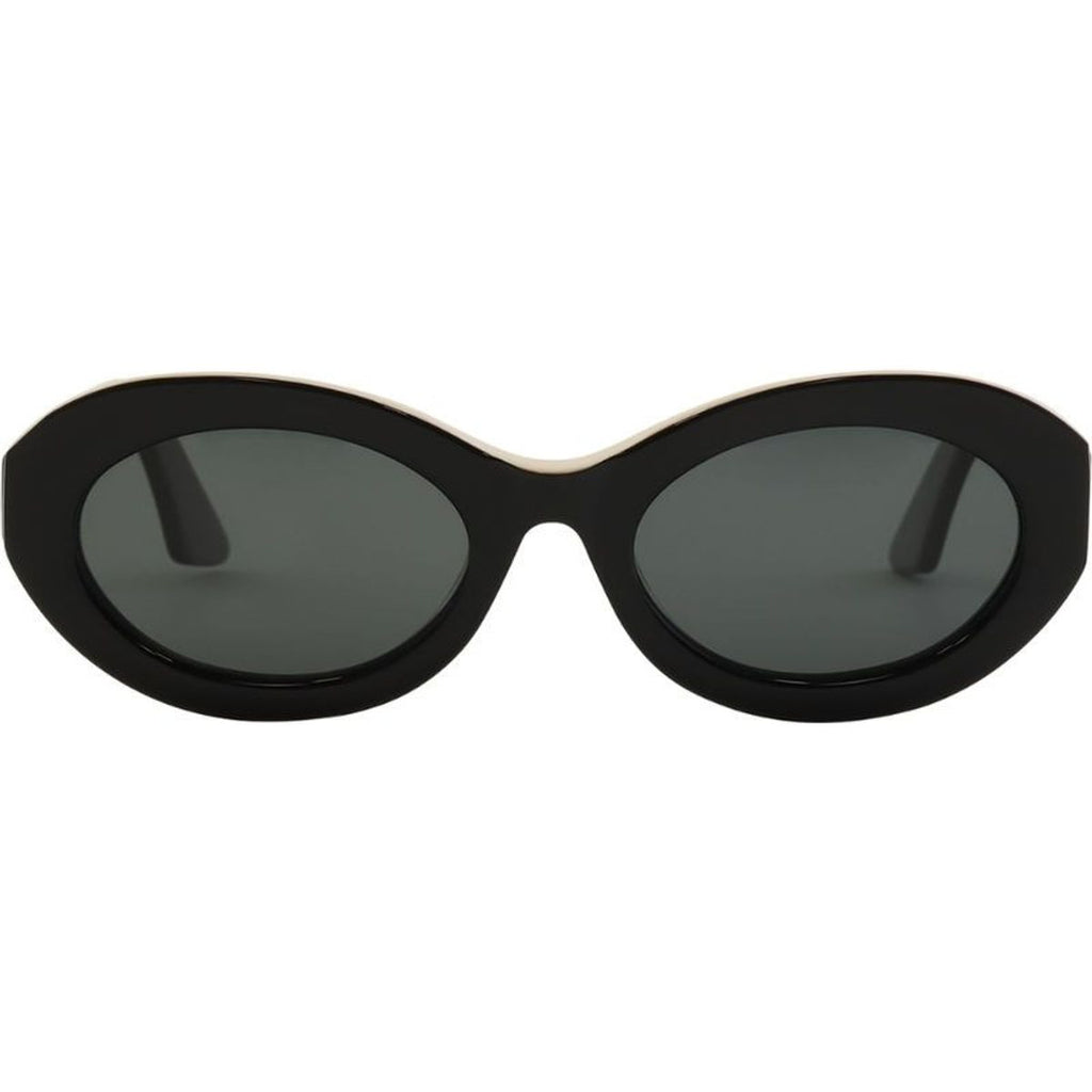Capri, Black and Bone/Dark Grey Polarised Lenses