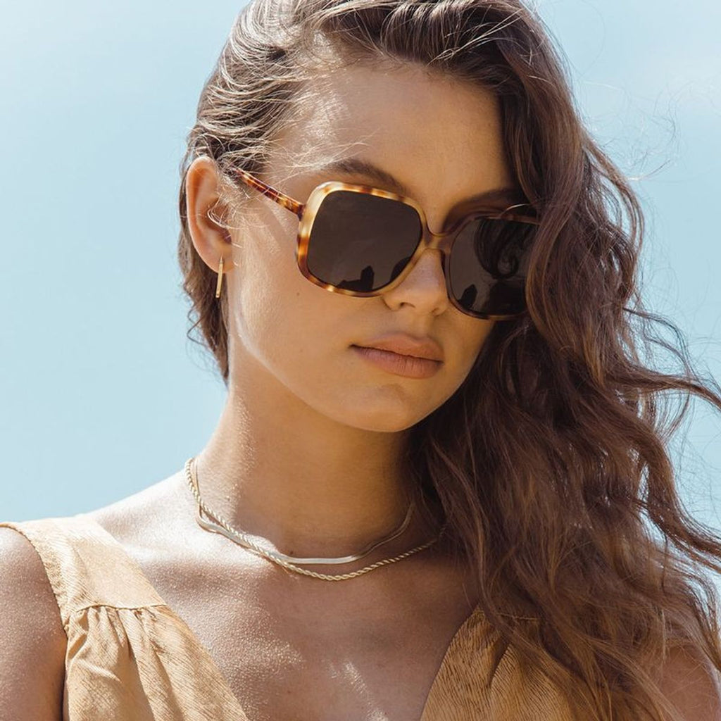 Everly, Honey Tort/Brown Gradient Polarised Lenses