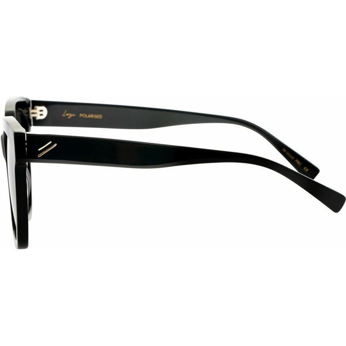 Laze, Shiny Black/Grey Polarised Lenses