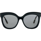 Luna, Shiny Black and Beige/Grey Polarised Lenses