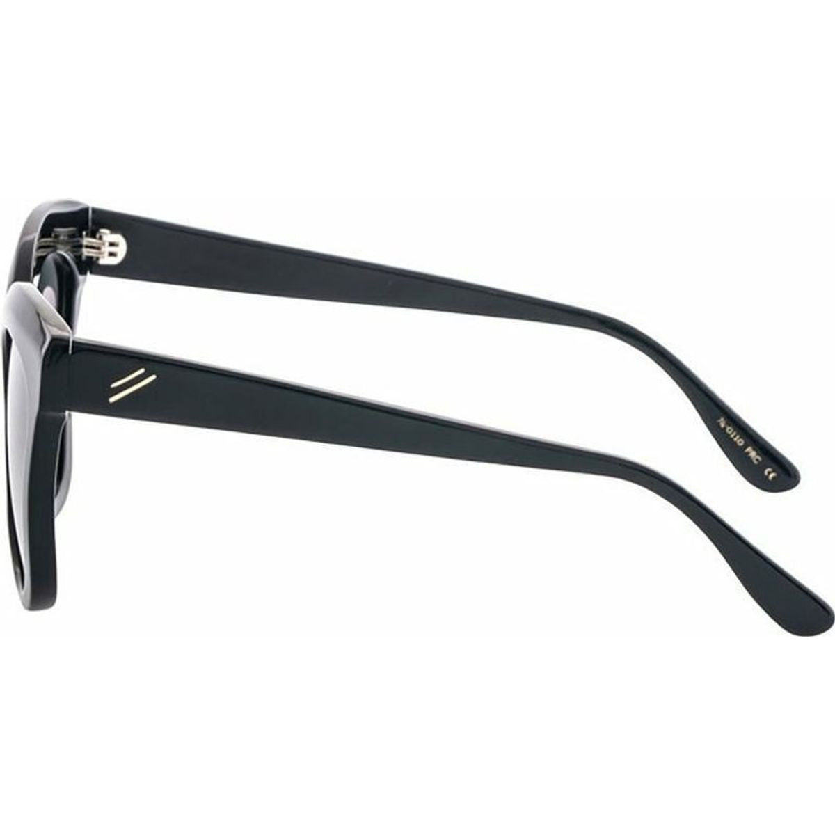 Luna, Shiny Black/Grey Polarised Lenses