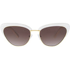 Peggy, Cotton/Brown Gradient Polarised Lenses
