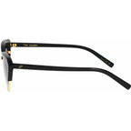 Peggy, Shiny Black/Grey Gradient Polarised Lenses