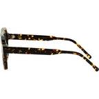 Bask Eyewear Blake Ember Tort Light Brown Polarised Temple