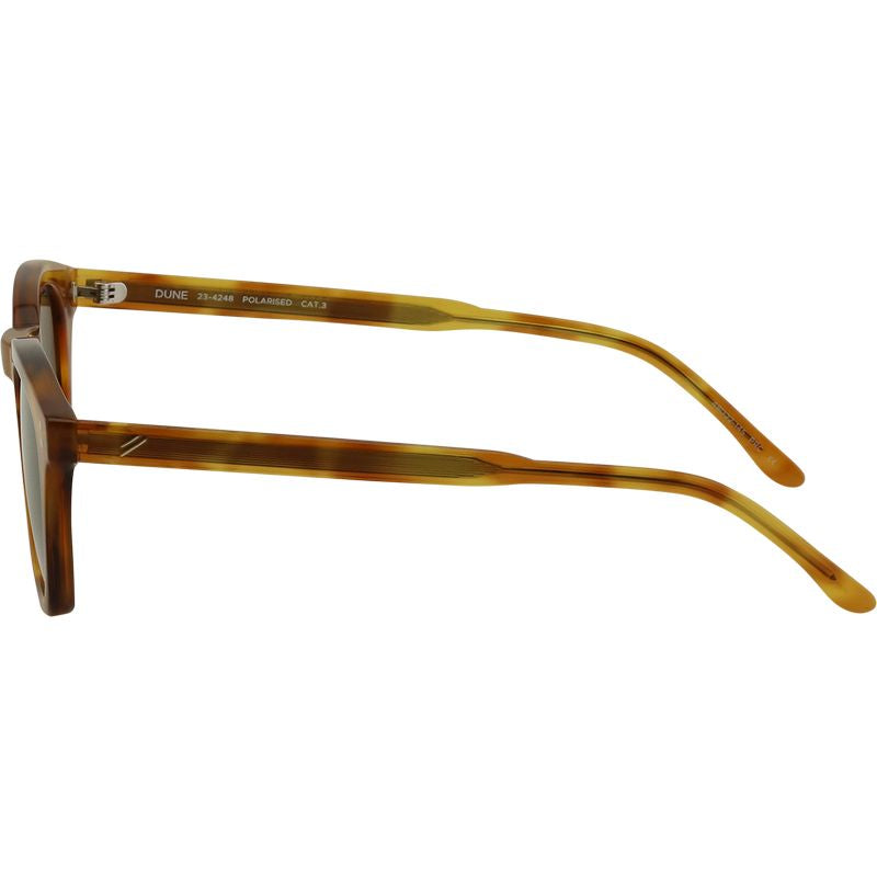 Bask Eyewear Dune Butterscotch Green Polarised Side