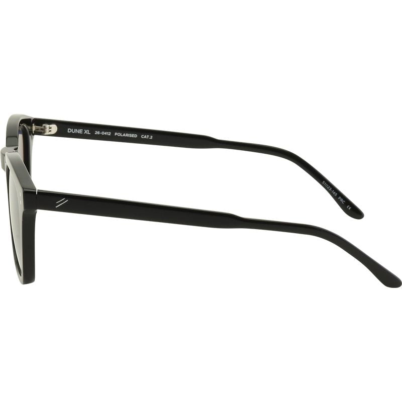 Bask Eyewear Dune XL Black Blue Polarised Temple