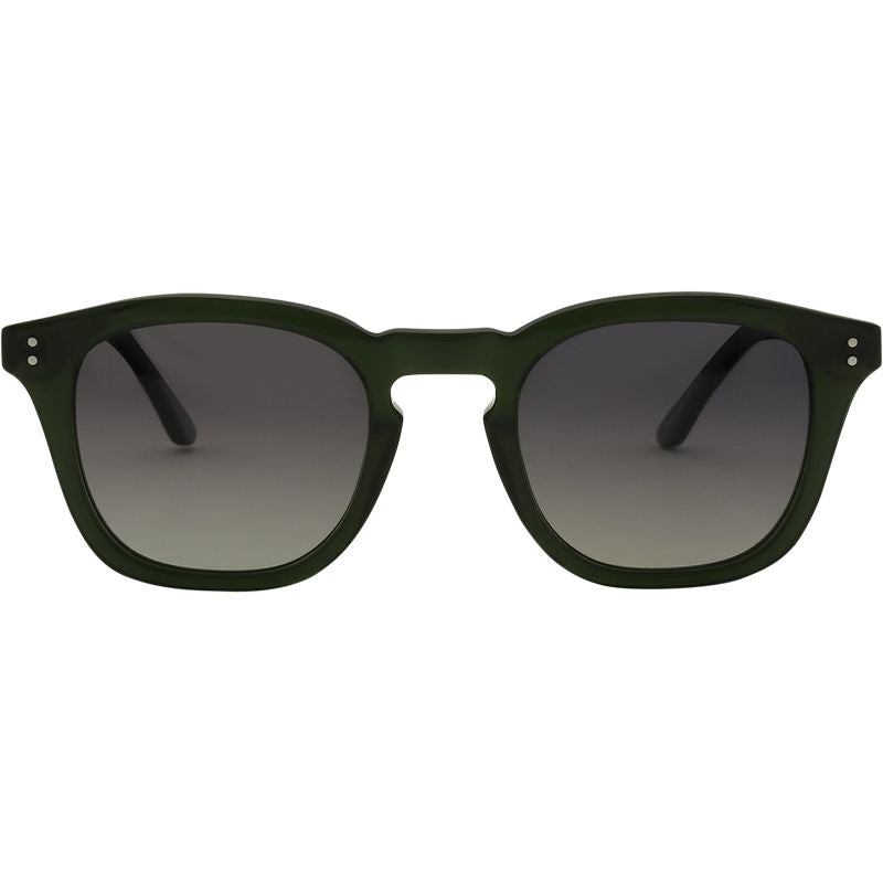 Bask Eyewear Dune XL Crystal Green Grey Polarised Front