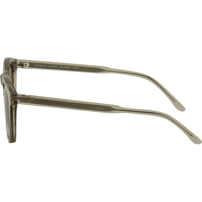 Bask Eyewear Dune XL Crystal Stone Brown Polarised Temple