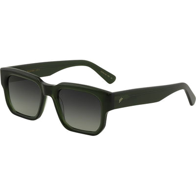 Bask Eyewear Eli Crystal Green Grey Gradient Polarised Angle
