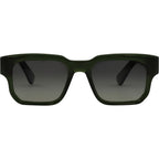 Bask Eyewear Eli Crystal Green Grey Gradient Polarised Front