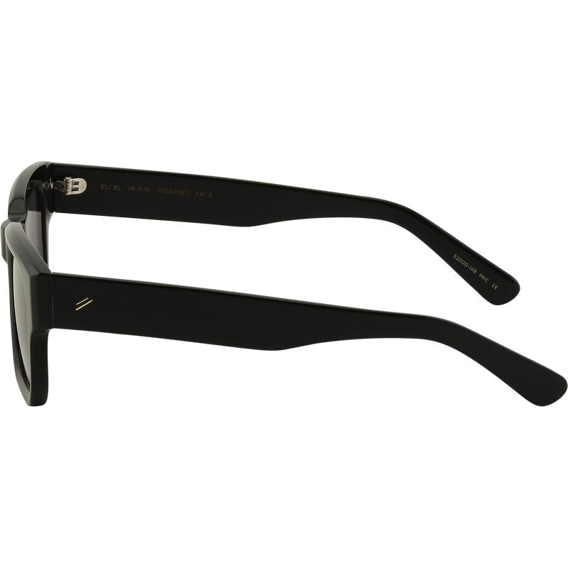 Bask Eyewear Eli XL Black Grey Polarised Side